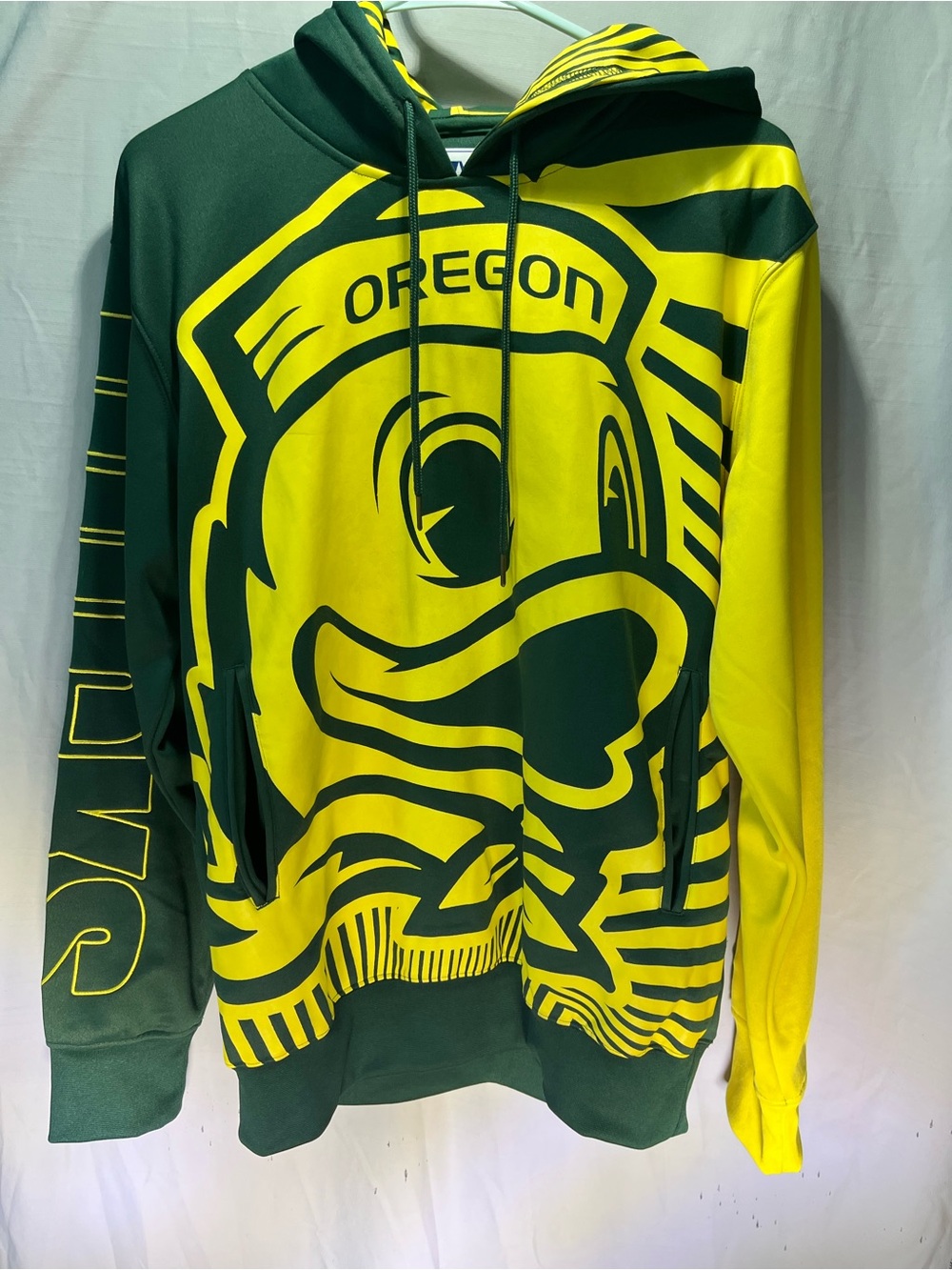 Oregon Ducks Hoodie - Green & Yellow Men's Pullover starter